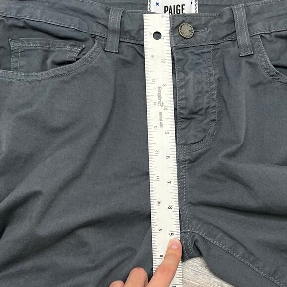 Paige Doheny Grey Mens 30x30 Relaxed Straight Mid Rise Pockets Preppy Jean Pants - Picture 12 of 12